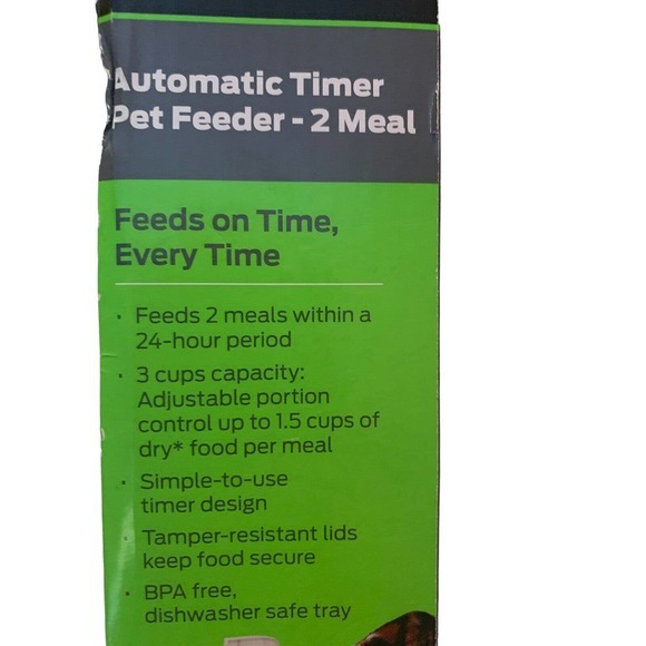 🔥 NEW Premier Pet‎ Automatic Timer Pet Feeder, 2 Meals🔥 - Picture 3 of 4